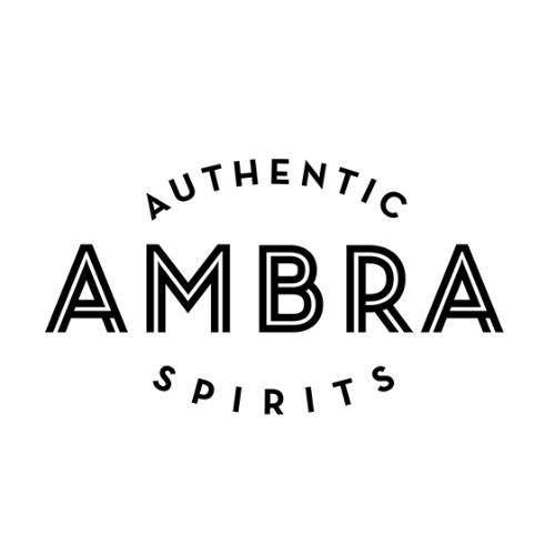 Ambra Spirits  logo and brand.