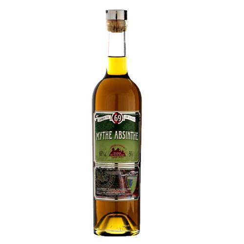Absinthe Mythe - Mythe Absinthe is distilled with aniseed badiane vervain hyssop and of course wormwood which produces a full layered bouquet that is then followed by a balanced palate.