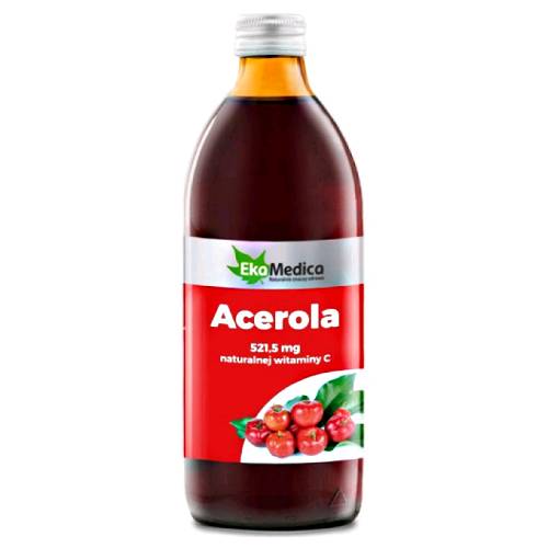 Acerola Juice - Acerola Juice is made by using ripe Acerola fruit that is then made into a pulp then pressed into a rich red juice.