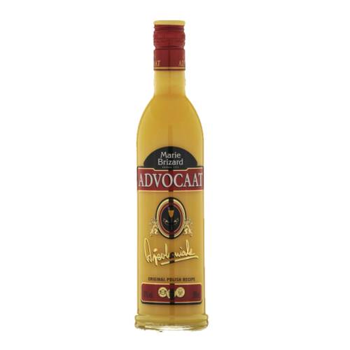 Marie Brizard advockaat or advocaat blend of egg yolks aromatic spirits sugar or honey brandy vanilla and sometimes cream.