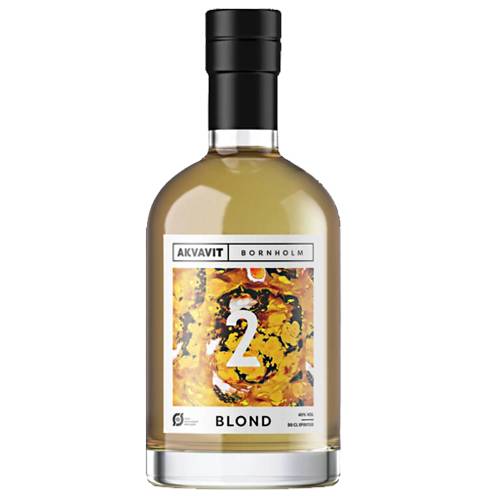 Bornholm Akvavit created from wheat and local spring water offering a subtle taste of cardamom St Johns wort and a hint of black pepper.