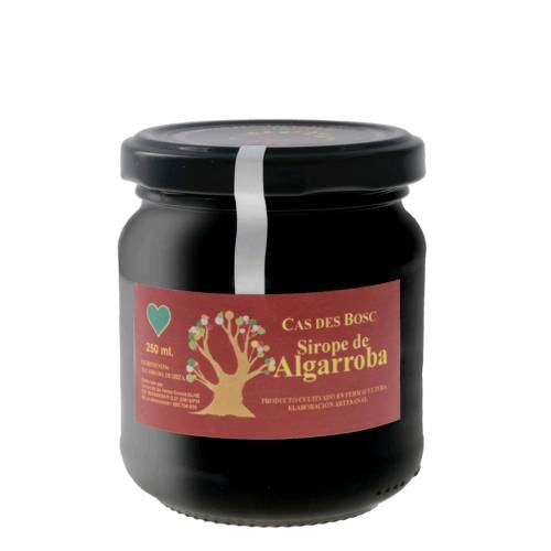 Algarroba Syrup also called Carob syrup is made from a bean belongs to the carob family of plants. It looks like a long dark brown pod which contains both the bean itself and a semi sweet edible pulp.