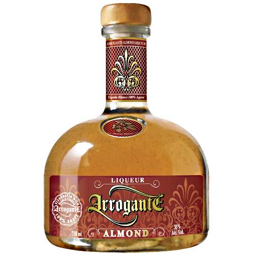 Arrogante Almond Liqueur perfectly balances the light bitterness of almond nuts with a slight bit of sweetness.