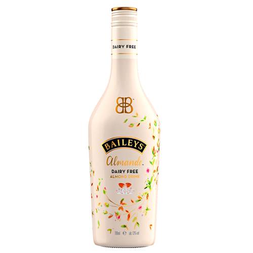 Baileys almond cream liqueur is blend of almond and vanilla flavour as well as other ingredients and flavours straight over ice whipped into a spiced chai latte.