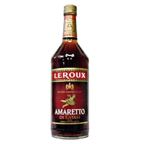 Amaretto Liqueur Leroux - Leroux amaretto cordial flavored with nuts.