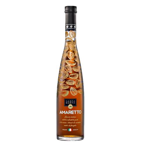 Santa Marta amaretto is an almond flavoured liqueur and is slightly bitter in references to the distinctive flavour of the almond used in its recipe.