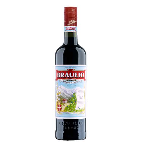 Amaro Braulio - Braulio Amaro is made with thirteen herbs including gentian juniper peppermint star anise wormwood bitter orange and yarrow with a balance of sweetness and bitterness.