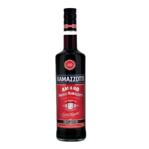 Amaro Ramazzotti - Ramazzotti Amaro is an digestivo bitter liqueur and is made from fruits roots spices and medicinal herbsand is a sweet and strong.