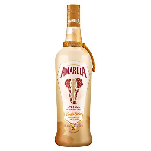 Vanilla Amarula is a cream liqueur made with sugar cream and the fruit of the Marula tree also called the Elephant Tree or Marriage Tree.