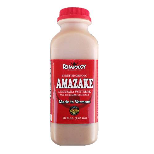 Amazake - Amazake is a traditional sweet non alcohol drink made from fermented rice can also be found in low alcohol wine versions.