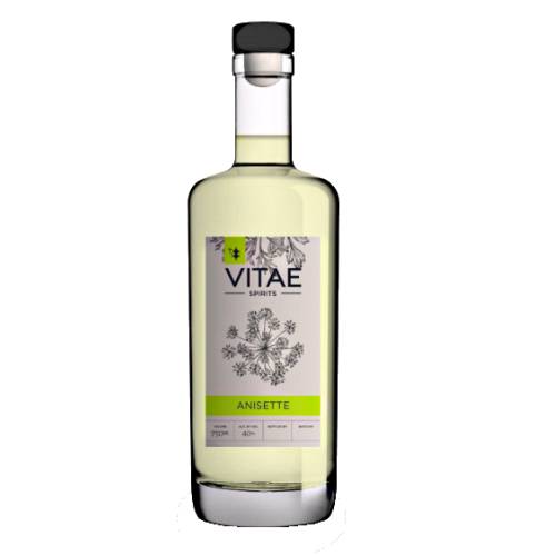 Vitae Spirits anisette is predominantly flavored by the licorice flavored essential oil anethole elaborated from anise seed.