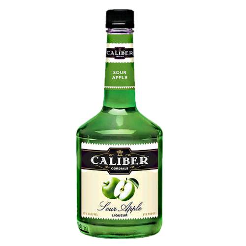 Apple Liqueur Caliber - Caliber apple liqueur with light green color is sweet and sour with tart green apple flavor to brighten.