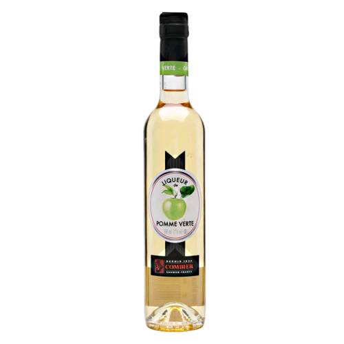 Apple Liqueur Combier - Combier liqueur de pomme verte green apple with a fruity tart green crunchy apples.