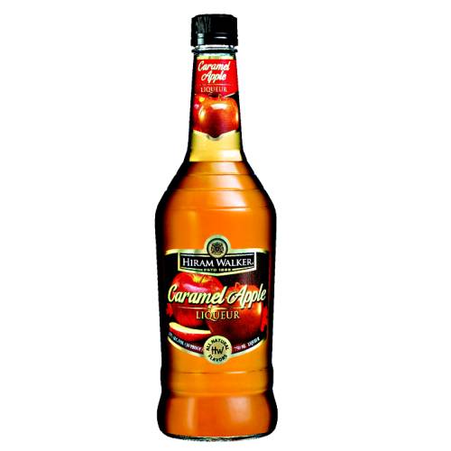 Hiram Walker apple liqueur with crisp apple taste with light caramel after taste and bright orange in color.