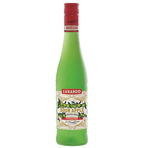 Luxardo Sour Apple Liqueur is a mix of sweet and sour green apple flavours.