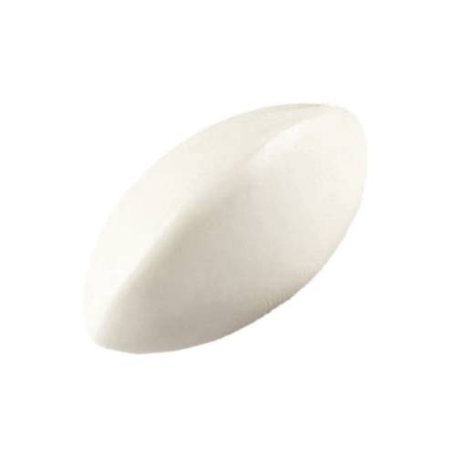 Aquafaba Quenelle - Aquafaba whipped and then made into a quenelle with two spoons.