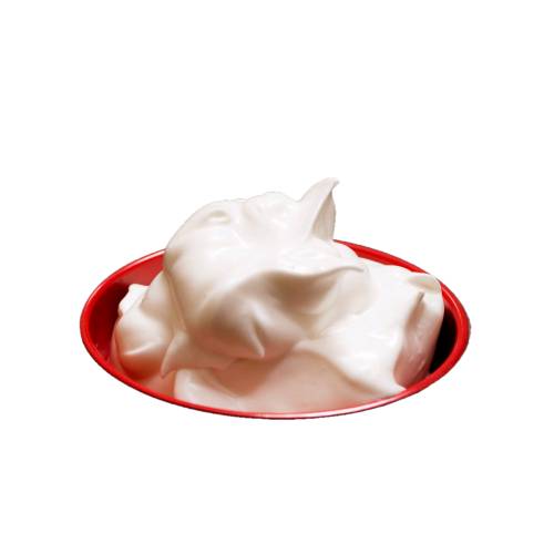 Aquafaba Whipped - Aquafaba whipped until fluffy and made from legume seeds such as chickpeas.