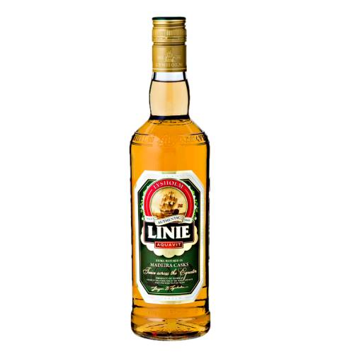 Lysholm Aquavit or Akevitt or Akvavit is distilled from grain and potatoes and is flavoured with a variety of herbs and a pale light yellow color.