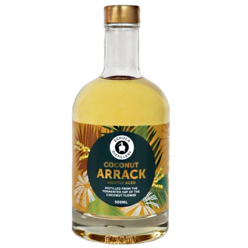 Echuca Arrack is fermented and distilled from the sap of the coconut flower then lightly aged.