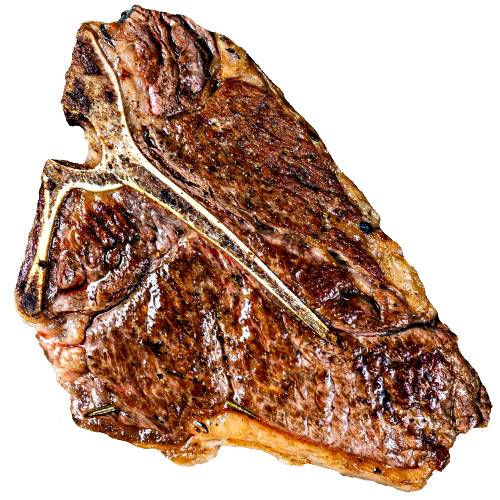 Porterhouse Loin Beef Steak is a yummy steak witha bone in and a top line flavour.