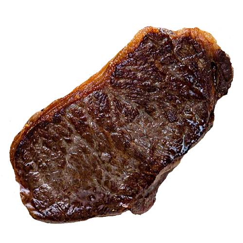 Beef Steak Rib Eye - Rib Eye Beef Steak is a tasty steak best char fried with salt and pepper and with a butted eoll with mustard.