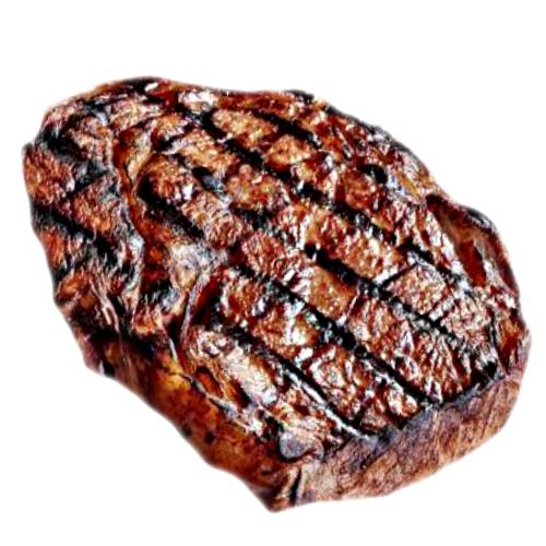 Beef Steak Round Eye - Round Eye Beef Steak come from the rear of cattle and is best marinated then braised the finished with a quick char grill.