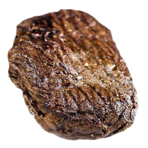 Round Beef Steak is well salted then grilled cooked and good with red wine products.