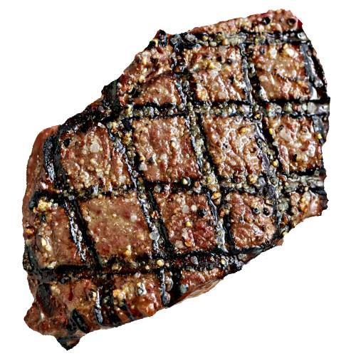 Beef Steak Sirloin Top - Top Sirloin Beef Steak is best salted and char grilled over a coal fire then rested.