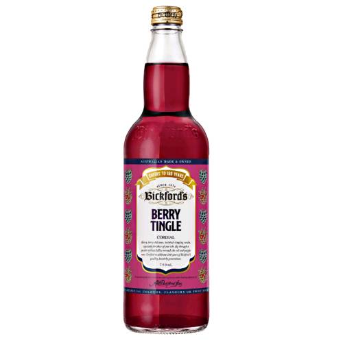 Berry Syrup Bickfords - Bickfords Berry Syrup is a bright ruby syrup thick and sweet rich in the bitter flavour of mixed red berries.