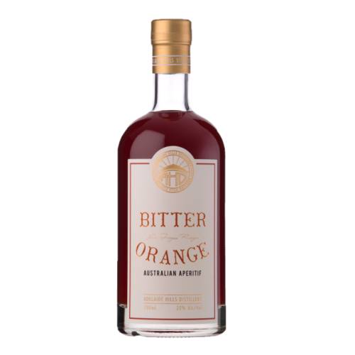 Adelaide Hills Distillery small batch bitter orange expression marrying traditional bittering herbs with predominantly ingredients at its core. The nose is herbal floral and bursting with bright orange.