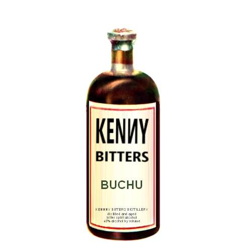 Kenny Bitters Buchu is made from a South Africa plant where the leaf is used to make medicine wiht a good fragrance.