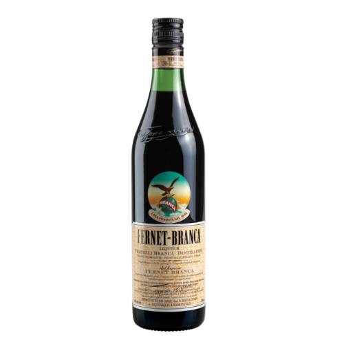 Bitters Fernet Branca - Fernet Branca is made from a number of herbs and spices which vary according to the brand but usually include myrrh rhubarb chamomile cardamom aloe and especially saffron with a base of grape distilled spirits.
