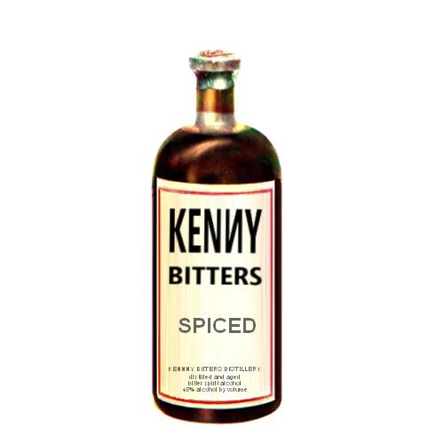 Spiced Bitters by Kenny is made from a of aged spirits with a large amount of spices soaked then distilled then aged again for a smooth fill bitter taste with a full nose.