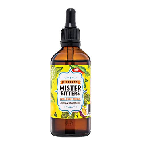 Bitters Tropical Mister Bitters - Mister Bitters tropical bitters sweet mango and passionfruit with fresh lemon and lime peel this bitters.