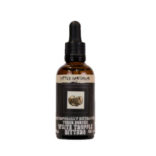 Bitters Truffle White - Made with tuber magnatum pico white truffles these are magnificently earthy perfumed bitters. We produce these simply by macerating top quality white truffles in fine grain spirit.