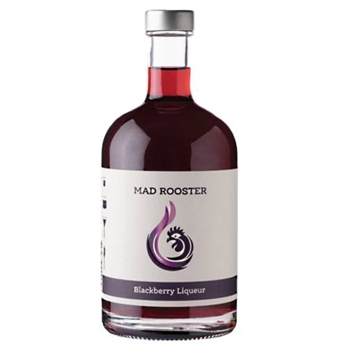 Mad Rooster Blackberry Liqueur made from premium fruit picked off the bush and quickly juiced to retain all their natural goodness.