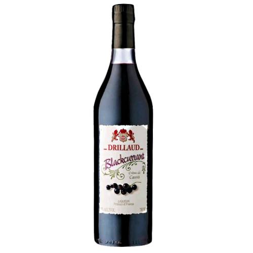 Blackcurrant Liqueur Drillaud - Drillaud Blackcurrant Liqueur is a dark rick liquer with a heavy taste of blackcurrant bound in a sweet alcohol.