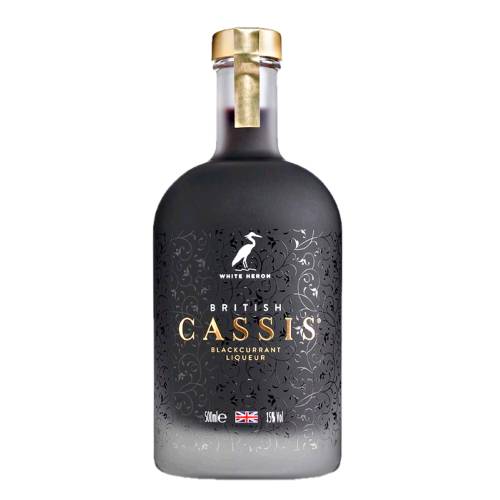 White Heron Blackcurrant Liqueur is crafted with blackcurrants grown in Herefordshire and blackcurrants are allowed to ferment naturally with yeast blended with spirits.
