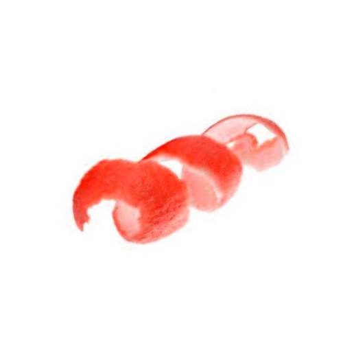 Bright red peel of a Blood Lime high is hybrid citrus oil.