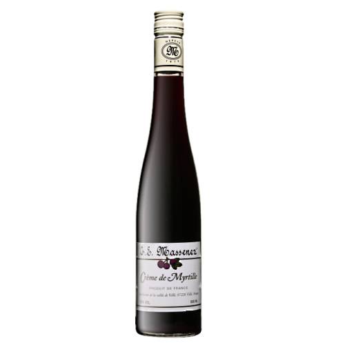 Massenez Creme de Myrtille Blueberry Liqueur.