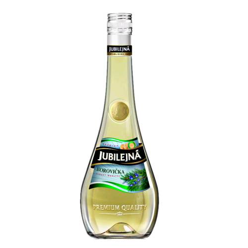Borovicka Jubilejna - Jubilejna borovicka also known as Juniper is based on the slovak tradition of borage production thanks to which it has a delicious taste and an unmistakable aroma of juniper distillate.