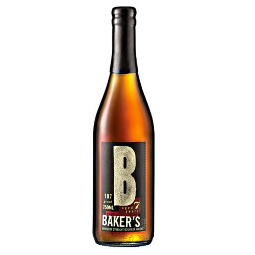 Bourbon Bakers 7year - Bakers 7 Year bourbon is seven years old and hand-bottled at 107 proof. Embracing over six generations of distilling experience Bakers Bourbon utilizes a special strain of jug yeast that has been in the family for over 60 years.