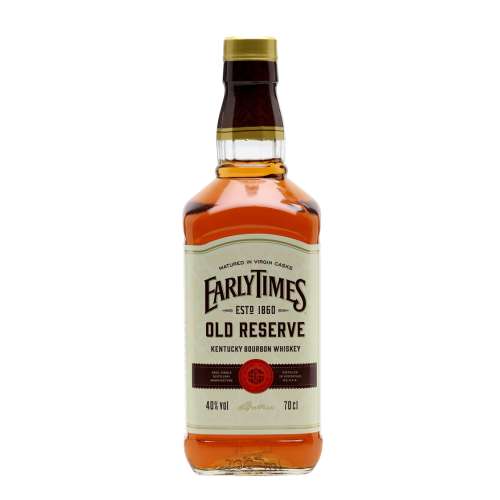 Early Times is a brand of Kentucky whiskey distilled in Shively Kentucky and primarily made from corn.