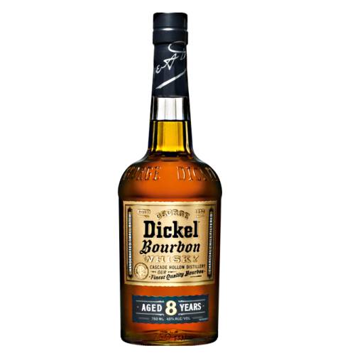 Bourbon George Dickel 8year - George Dickel Bourbon is a small batch bourbon thats been aged 8 years and blended to perfection and sweet initial notes of vanilla leading into bright hints of cherry and orange before being balanced by almond toffee and oak.