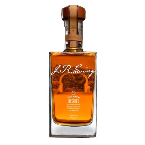 Bourbon Jr Ewing - Jr Ewing Bourbon is aged in Kentucky for a minimum of four years this bourbon is crafted in homage to JR Ewing and has a mashbill of 81 percent corn 13 percent rye and 6 percent malted barley.