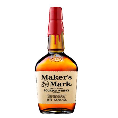 Bourbon Makers Mark - Makers Mark kentucky straight bourbon is a unique and full flavoured hand made bourbon whiskey made using the old style sour mash method and sealed with the iconic red wax.