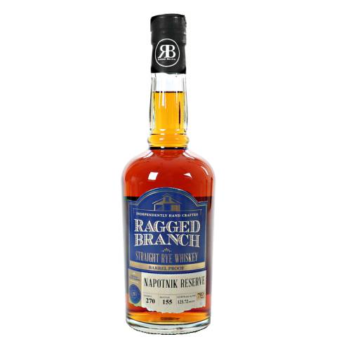 Raggedbranch bourbon with toasted malt and oak on the nose with subtle butterscotch with vanilla bean sweet tobacco and a subtle hint of spicy rye.