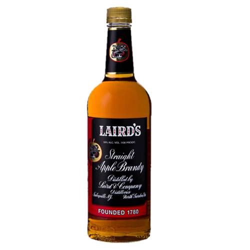 Lairds 100 Proof Apple Brandy is made from apples grown in Virginia and harvested in the US autumn.