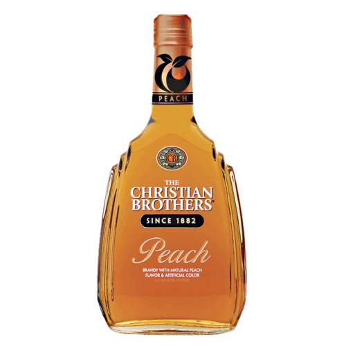 Brandy Christian Brothers Peach - Christian Brothers peach brandy with infused brandy which is always distilled from premium grape varietals and aged oak barrels.