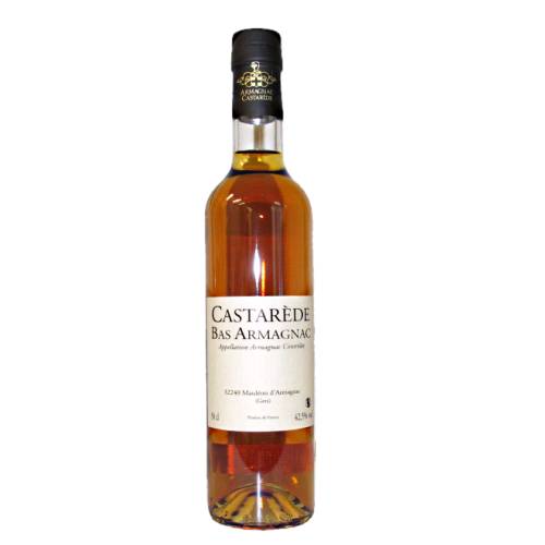 Castarede Brandy Armagnac is a well balanced blend in which the youngest spirit has been aged for a minimum of 2 to 3 years in our own oak casks.